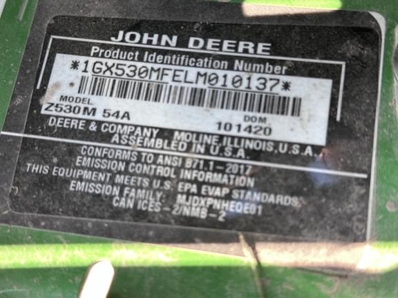 Image of John Deere Z530M equipment image 1