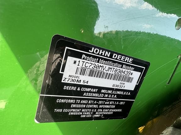 Image of John Deere Z730M equipment image 3