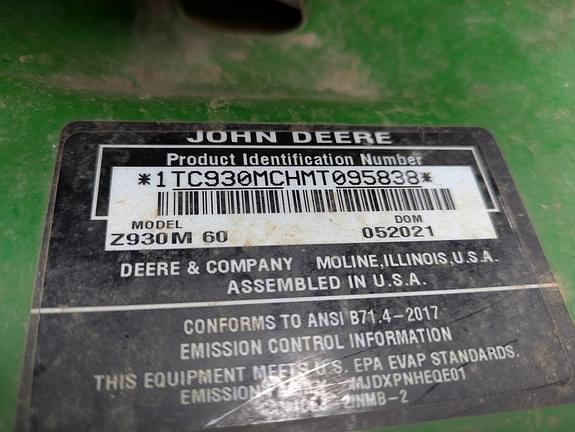 Image of John Deere Z930M equipment image 2