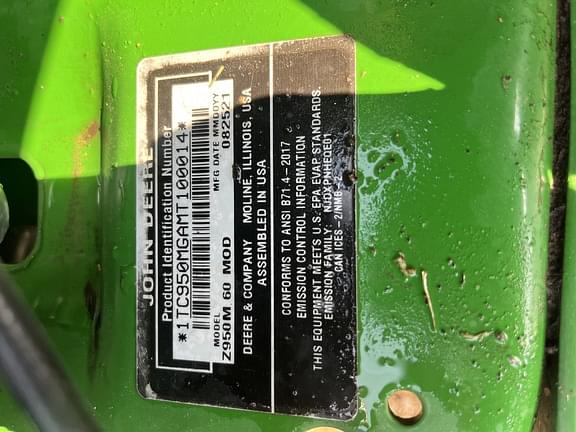 Image of John Deere Z950M equipment image 3