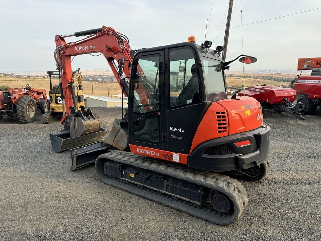2021 Kubota KX080-4 Equipment Image0