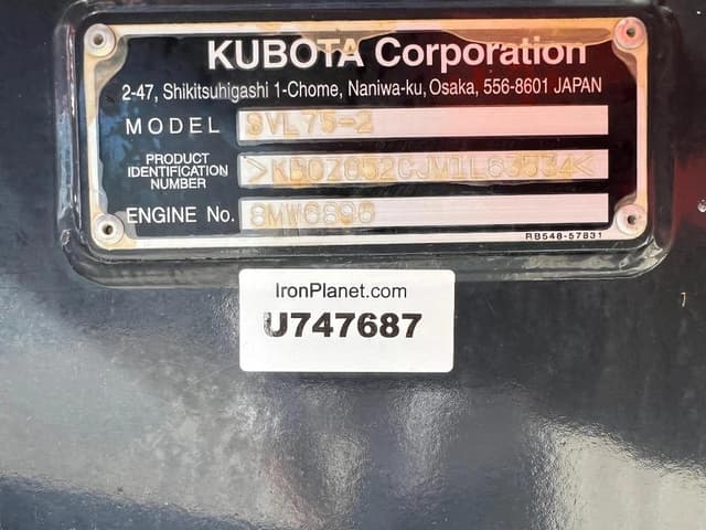 Image of Kubota SVL75-2 equipment image 4
