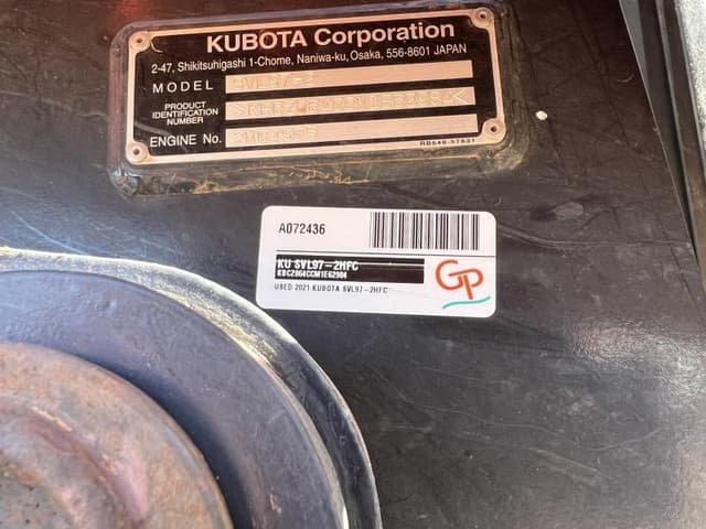 Image of Kubota SVL97-2HFC equipment image 1