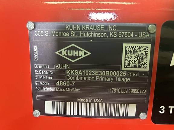 Image of Kuhn Krause Dominator 4860 equipment image 4