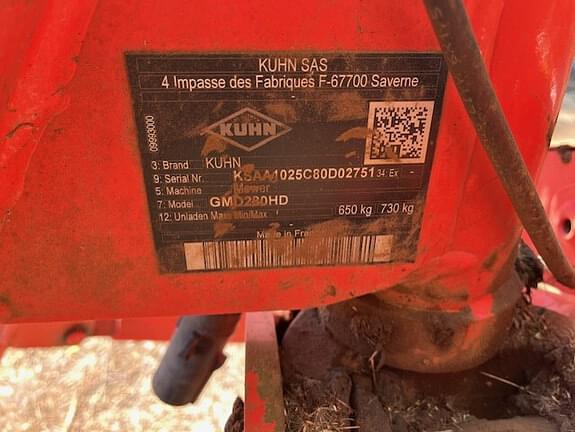 Image of Kuhn GMD 280HD equipment image 1
