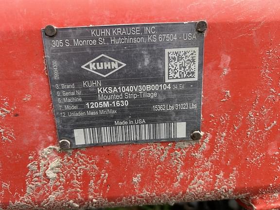 Image of Kuhn Krause Gladiator 1205 equipment image 2