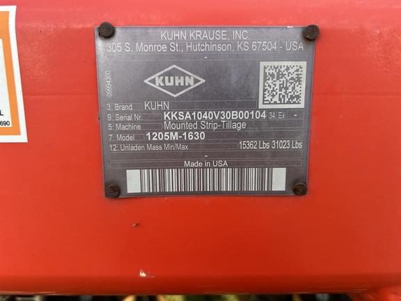 Image of Kuhn Krause Gladiator 1205 equipment image 4