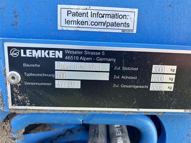 Image of Lemken Rubin 10 equipment image 3