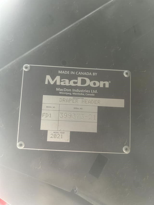 Image of MacDon FD130 equipment image 1