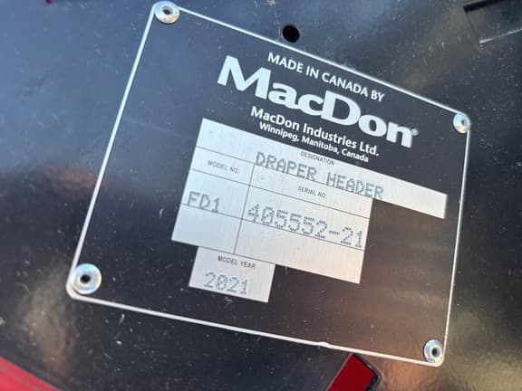 Image of MacDon FD145 equipment image 2