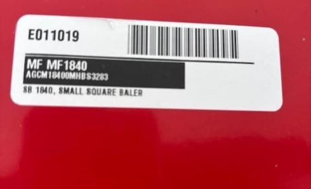 Image of Massey Ferguson 1840 equipment image 4