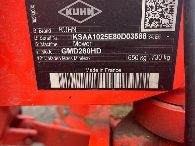 Image of Kuhn GMD 280HD equipment image 4