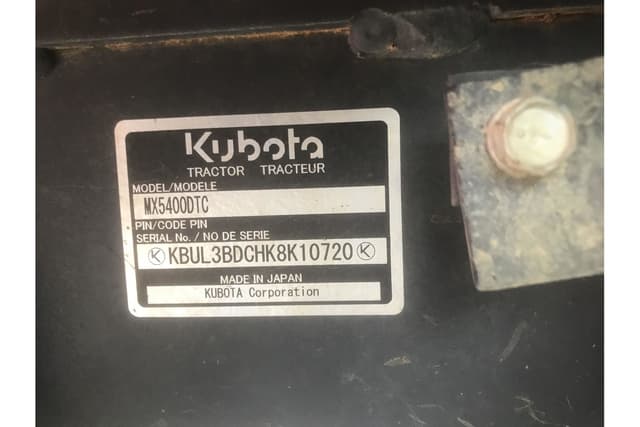 Image of Kubota MX5400 equipment image 3