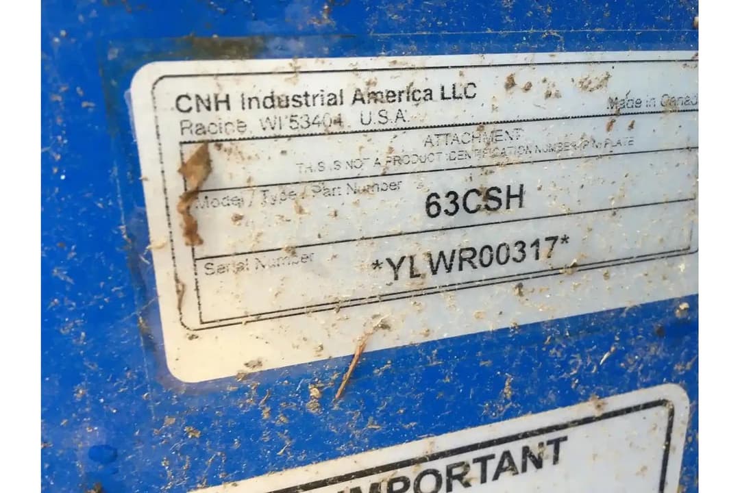 Image of New Holland 63CSH Image 1