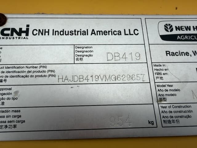 Image of New Holland 419 equipment image 4
