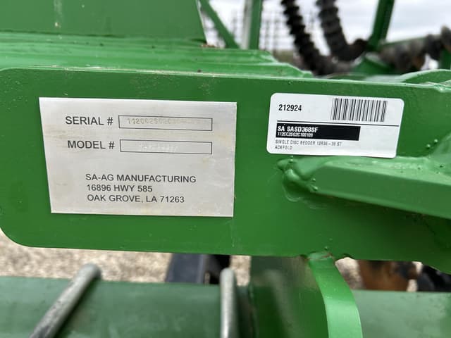 Image of SA-AG Manufacturing SASD368SF equipment image 3