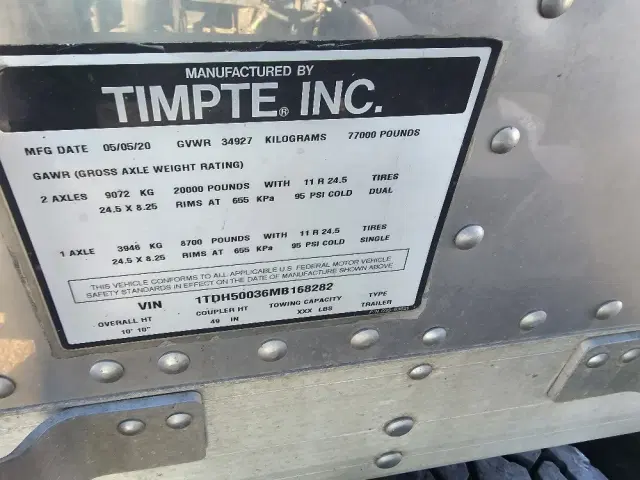 Image of Timpte Undetermined equipment image 2
