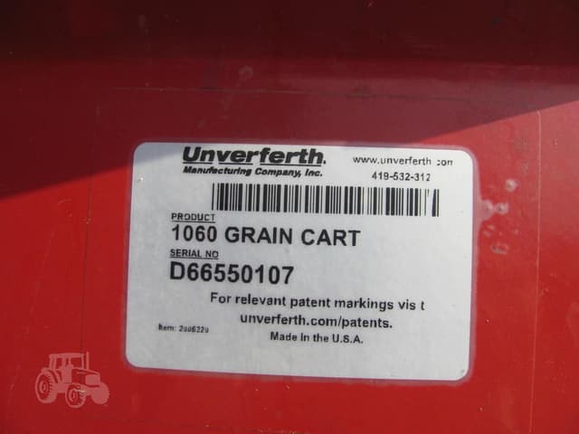 Image of Unverferth 1060 equipment image 1