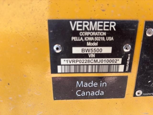 Image of Vermeer BW5500 equipment image 2