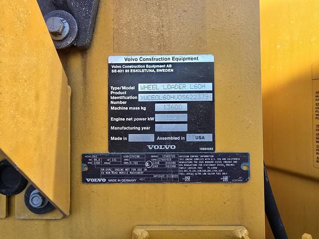 Image of Volvo L60H equipment image 4