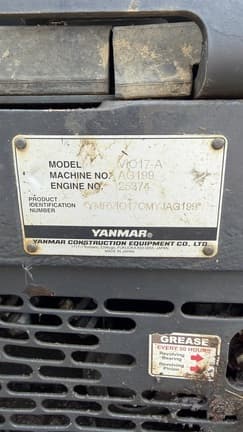 Image of Yanmar VIO17-A equipment image 3