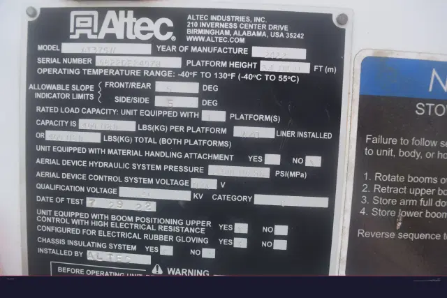Image of Altec AT37GW equipment image 1