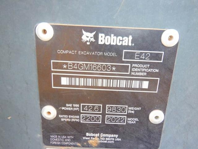 Image of Bobcat E42 equipment image 1