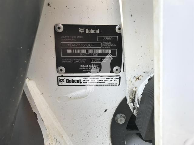 Image of Bobcat S850 equipment image 1