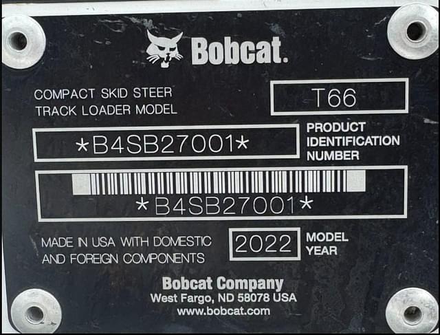 Image of Bobcat T66 equipment image 4