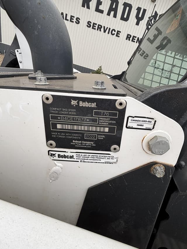 Image of Bobcat T76 equipment image 1