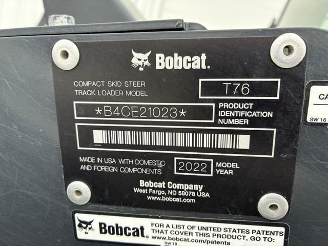 Image of Bobcat T76 equipment image 1