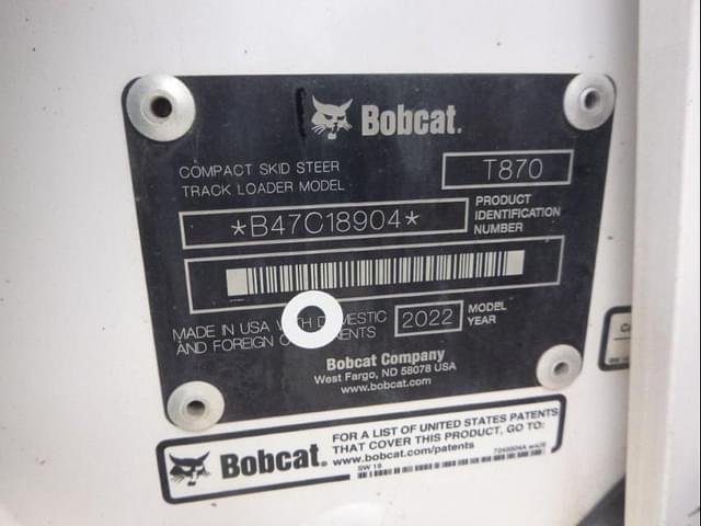 Image of Bobcat T870 equipment image 4