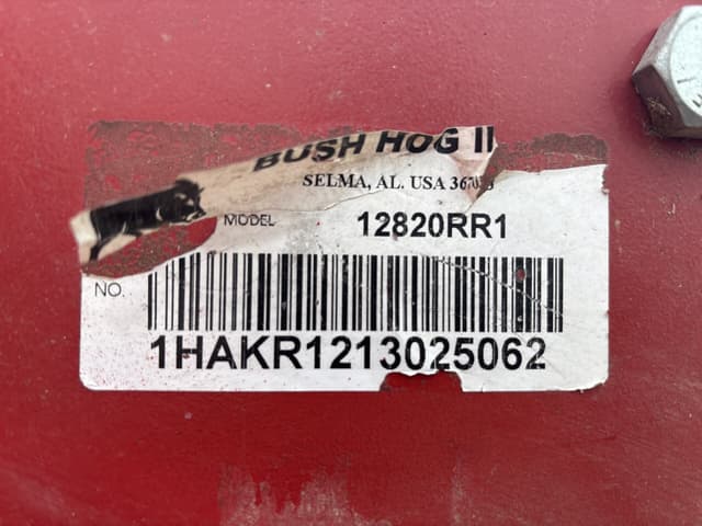 Image of Bush Hog 12820 equipment image 4