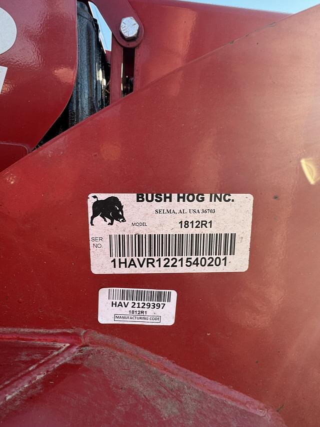 Image of Bush Hog 1812 equipment image 2