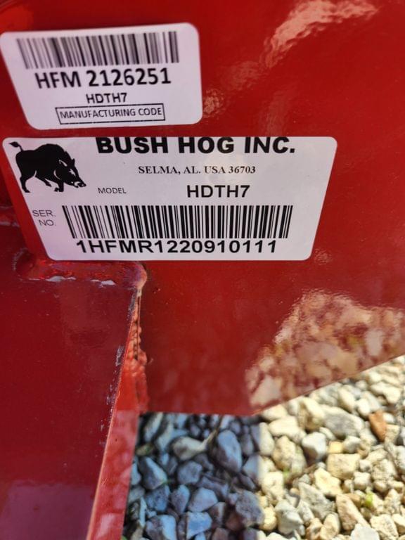 Image of Bush Hog HDTH7 equipment image 1