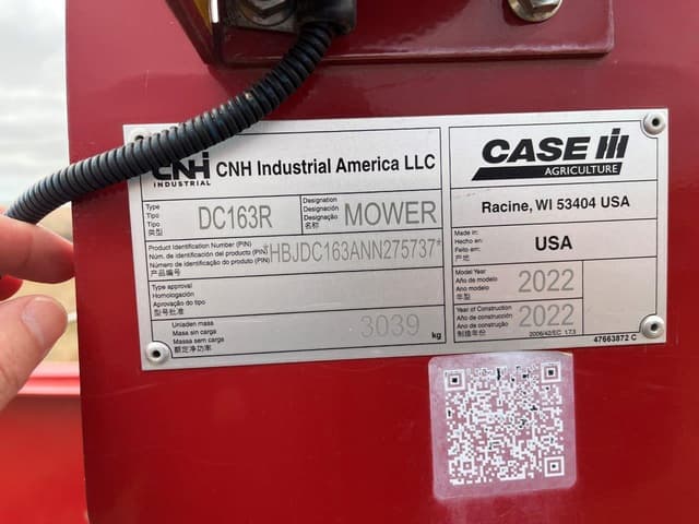 Image of Case IH DC163 equipment image 1