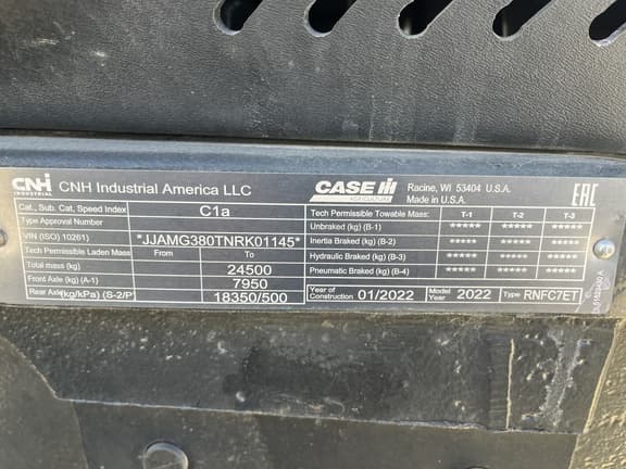 Image of Case IH Magnum 380 RowTrac equipment image 1