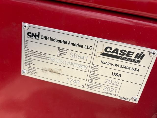 Image of Case IH SB541C equipment image 3