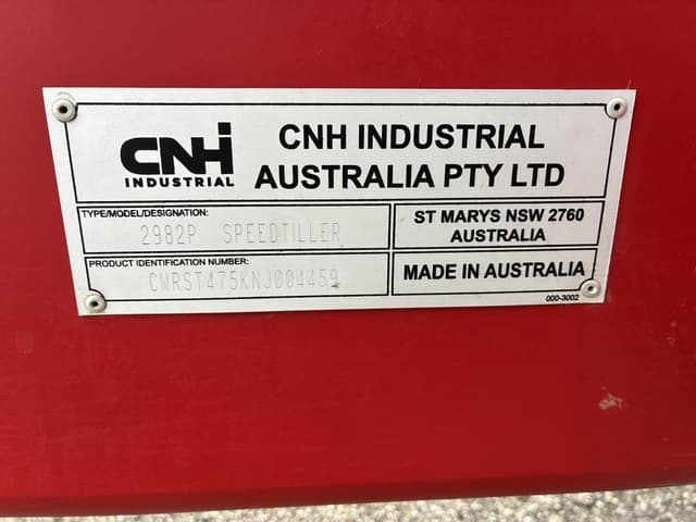 Image of Case IH 475 Speed Tiller equipment image 4