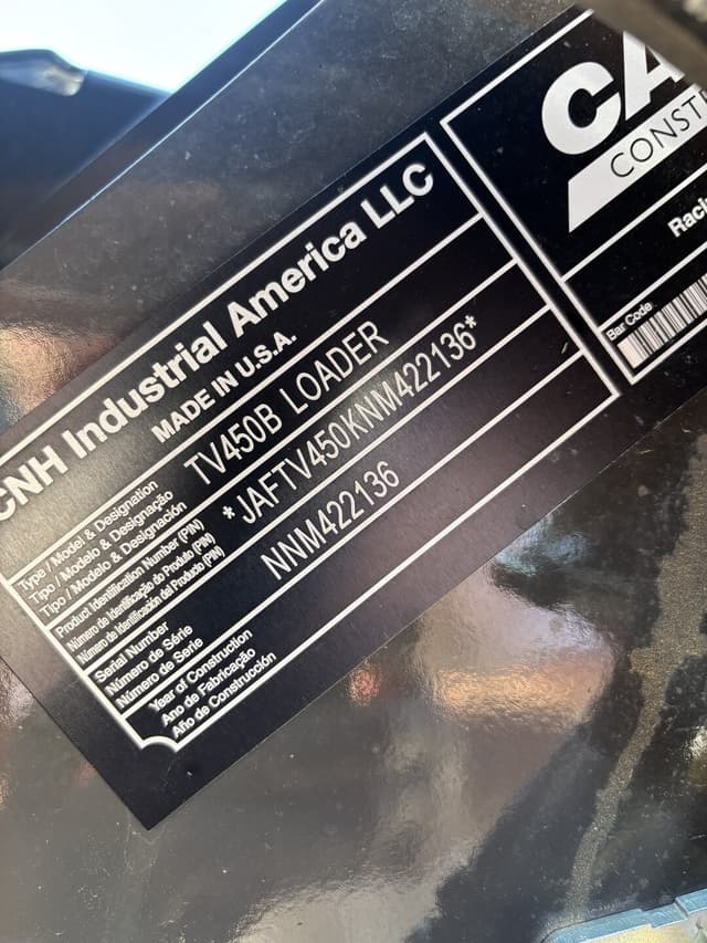 Image of Case TV450B equipment image 3