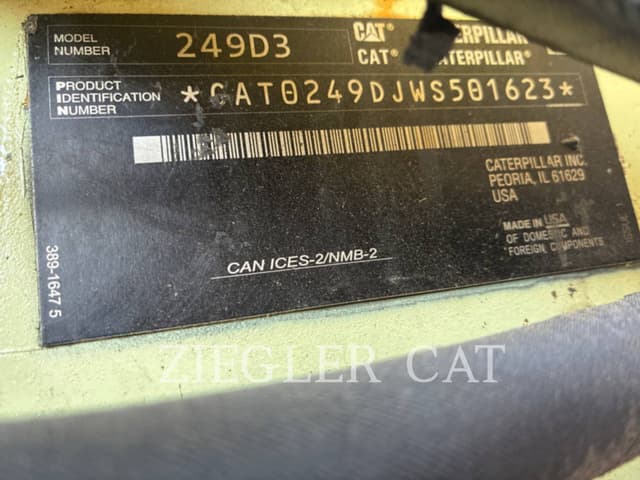 Image of Caterpillar 249D3 equipment image 4