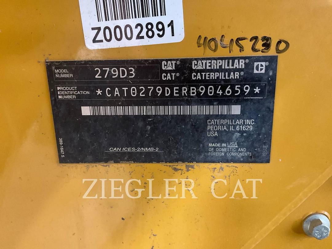 Image of Caterpillar 279D3 Primary image
