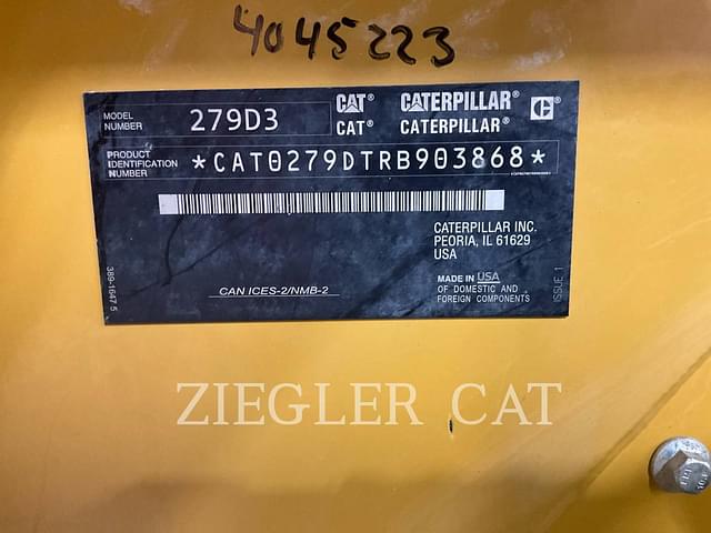 Image of Caterpillar 279D3 equipment image 1