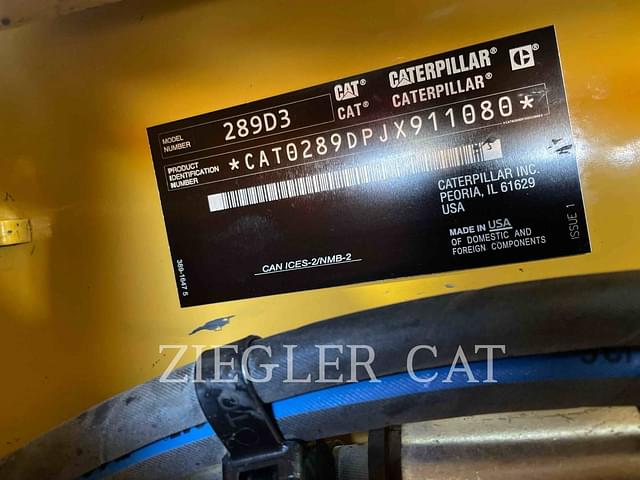 Image of Caterpillar 289D3 equipment image 1