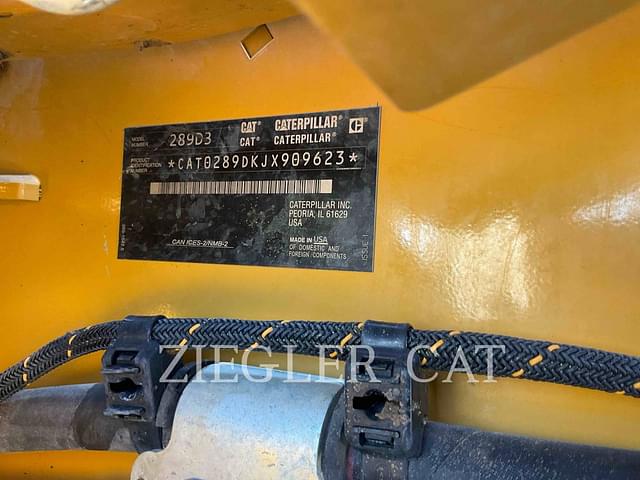 Image of Caterpillar 289D3 equipment image 1