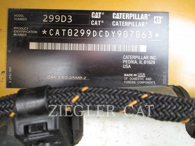 Image of Caterpillar 299D3 equipment image 3