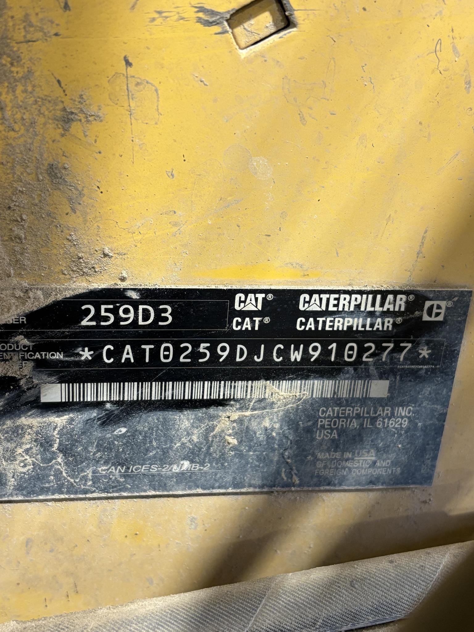 2022 Caterpillar 259D3 Equipment Image0