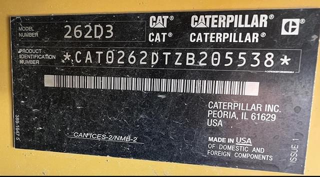 Image of Caterpillar 262D3 equipment image 2