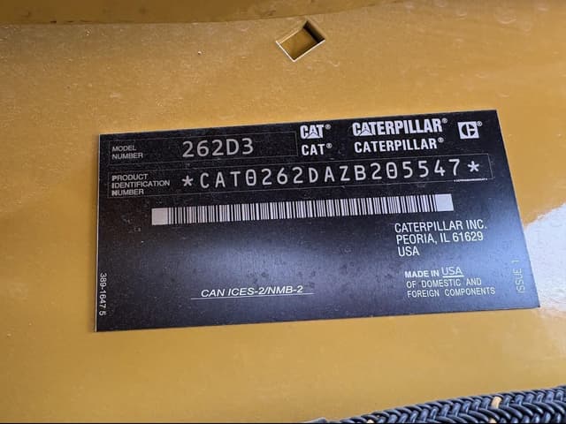 Image of Caterpillar 262D3 equipment image 3