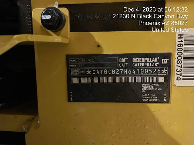 Image of Caterpillar CB2.7GC equipment image 4